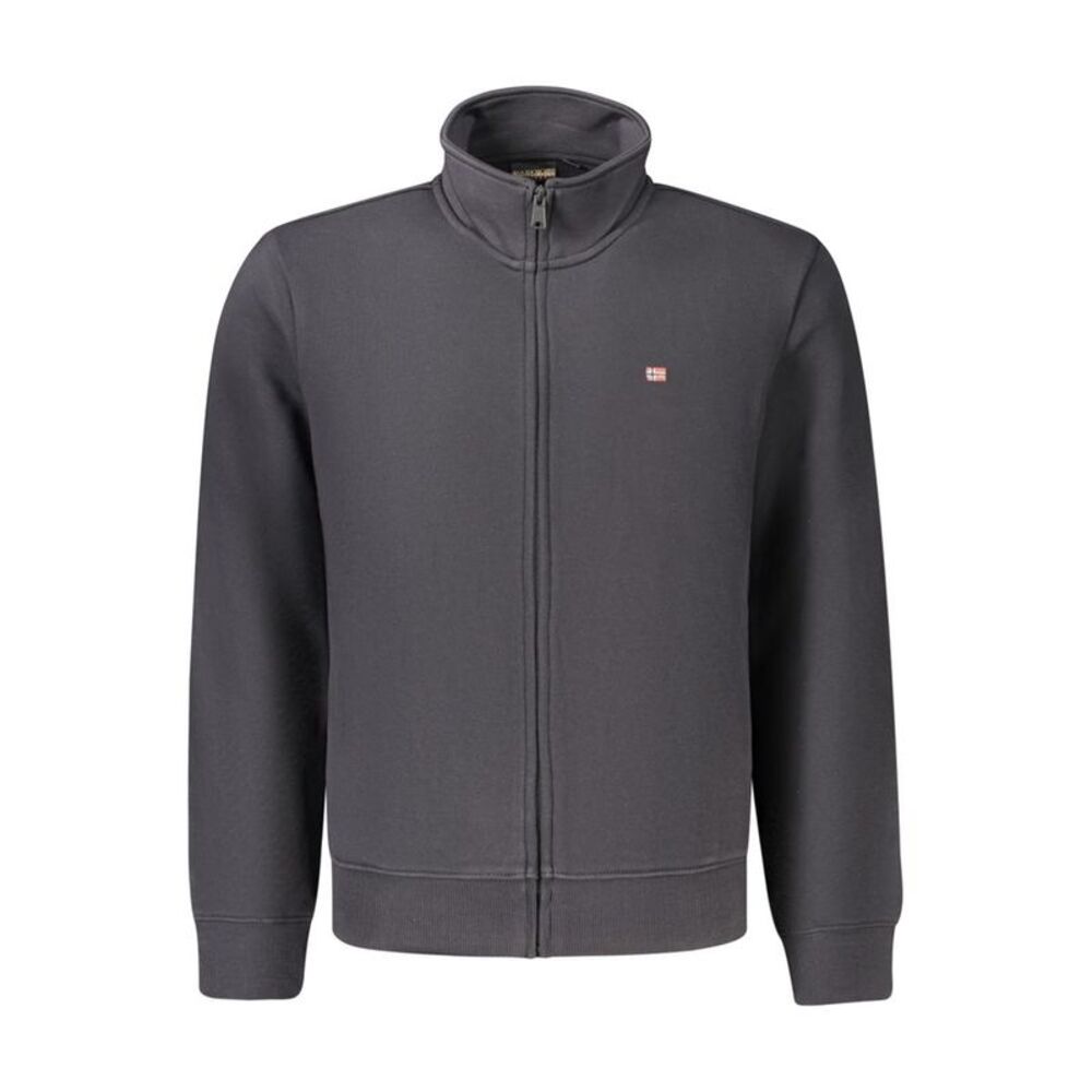 Napapijri Black Cotton Men's Men's Sweatshirt